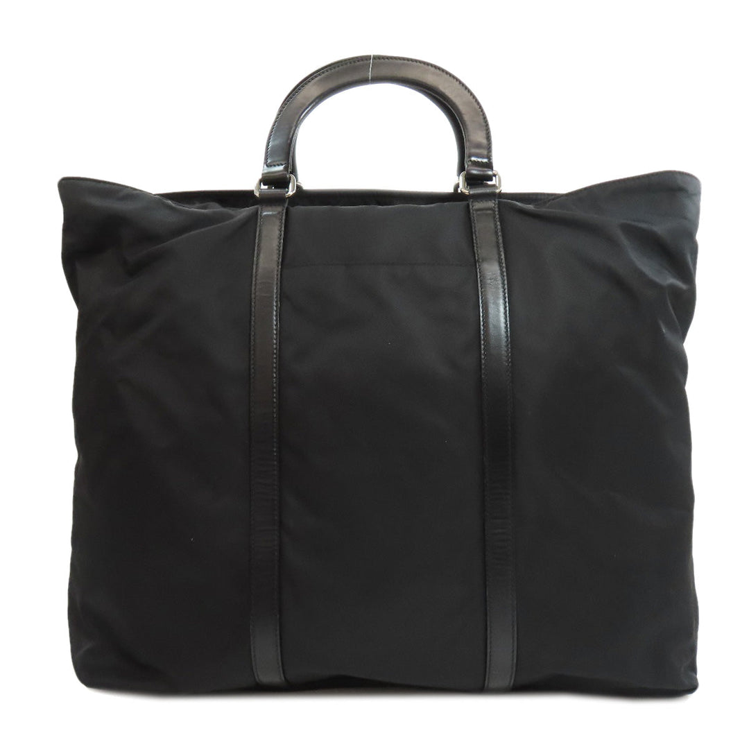 PRADA Tote Bag Nylon black 2WAWY Women Used Authentic