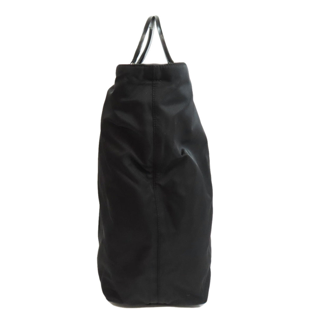 PRADA Tote Bag Nylon black 2WAWY Women Used Authentic