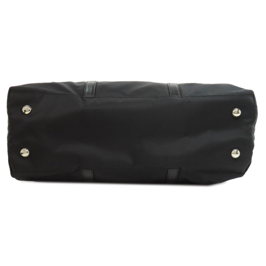 PRADA Tote Bag Nylon black 2WAWY Women Used Authentic