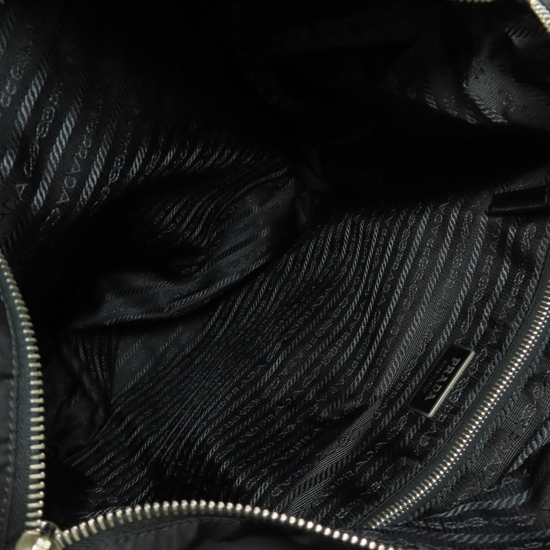 PRADA Tote Bag Nylon black 2WAWY Women Used Authentic