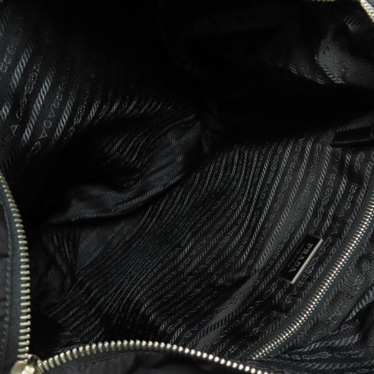 PRADA Tote Bag Nylon black 2WAWY Women Used Authentic