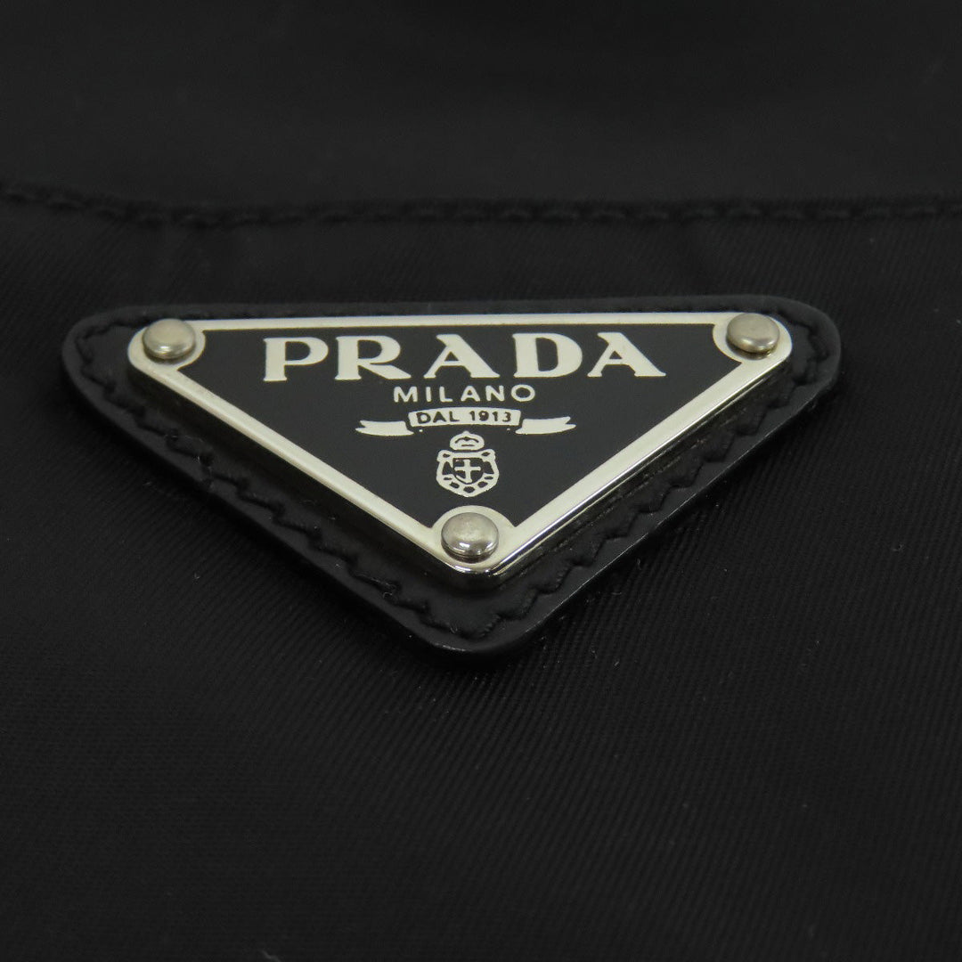 PRADA Tote Bag Nylon black 2WAWY Women Used Authentic