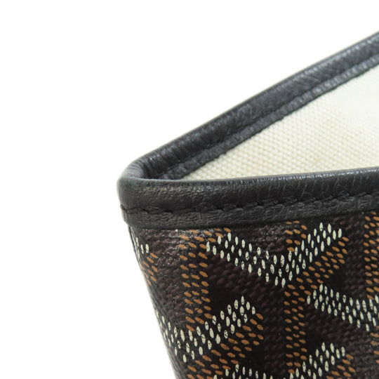 GOYARD Tote Bag PVC black Saint Louis PM Herringbone Pattern