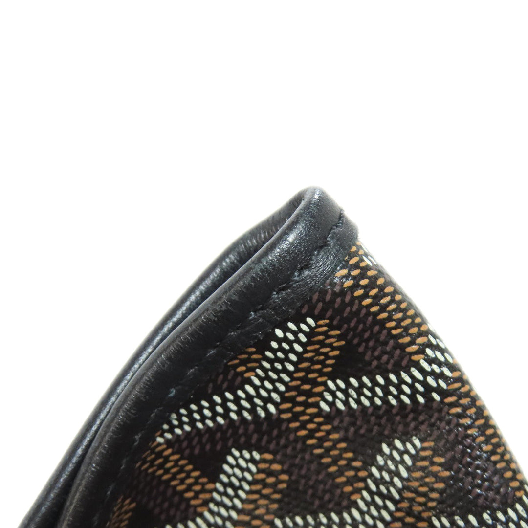 GOYARD Tote Bag PVC black Saint Louis PM Herringbone Pattern