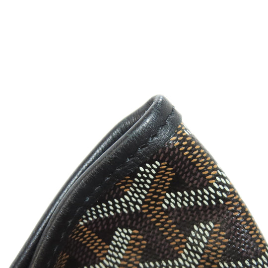 GOYARD Tote Bag PVC black Saint Louis PM Herringbone Pattern