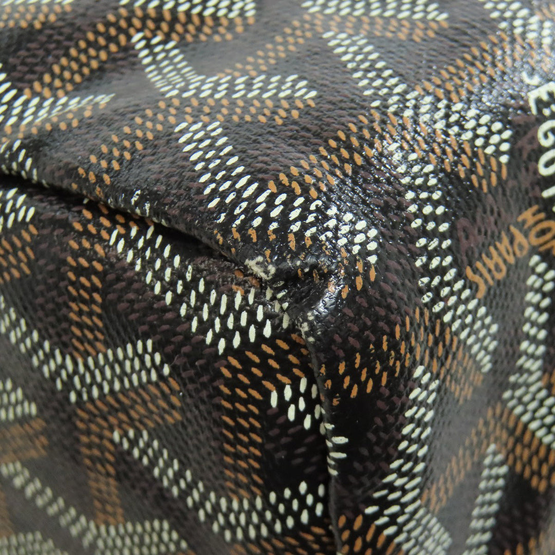 GOYARD Tote Bag PVC black Saint Louis PM Herringbone Pattern