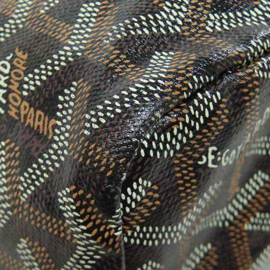 GOYARD Tote Bag PVC black Saint Louis PM Herringbone Pattern