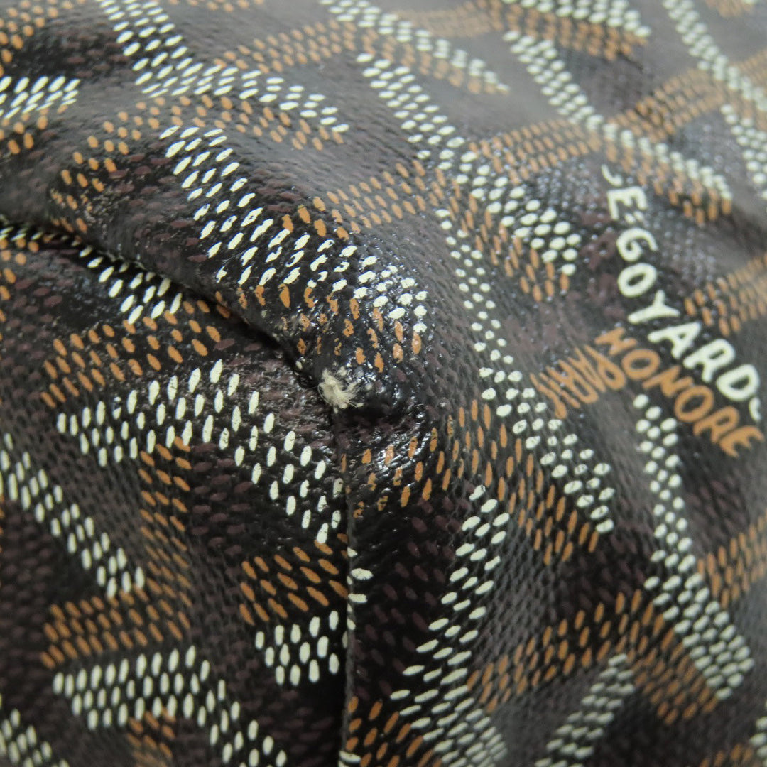 GOYARD Tote Bag PVC black Saint Louis PM Herringbone Pattern