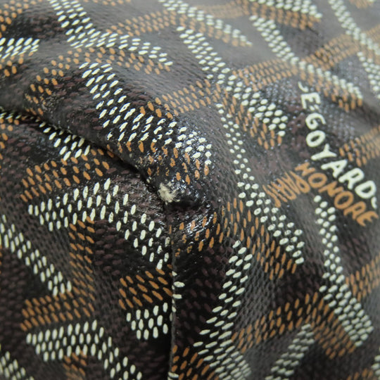 GOYARD Tote Bag PVC black Saint Louis PM Herringbone Pattern