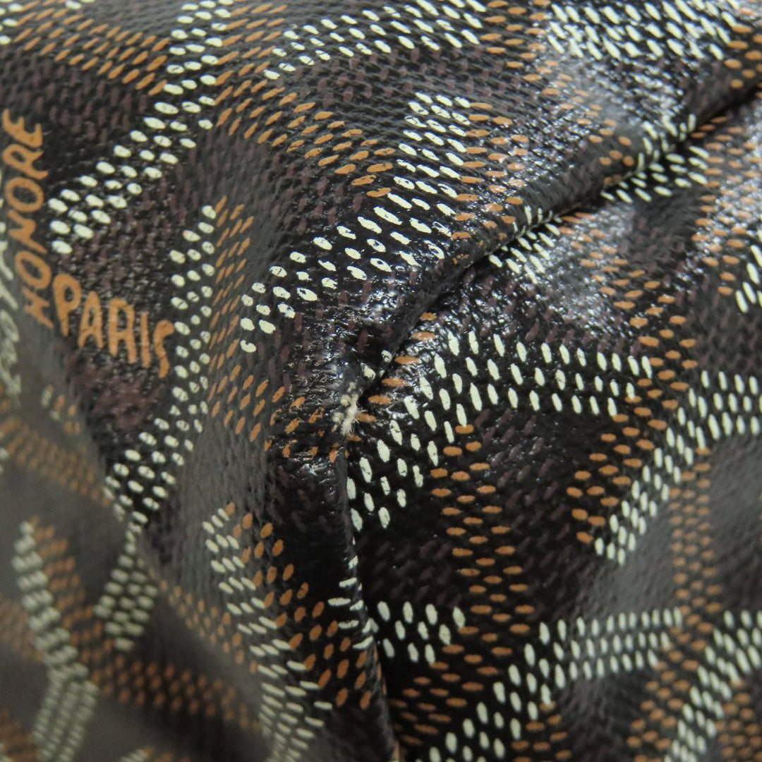 GOYARD Tote Bag PVC black Saint Louis PM Herringbone Pattern