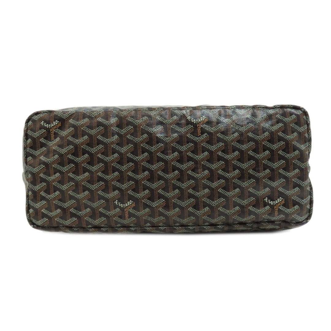 GOYARD Tote Bag PVC black Saint Louis PM Herringbone Pattern