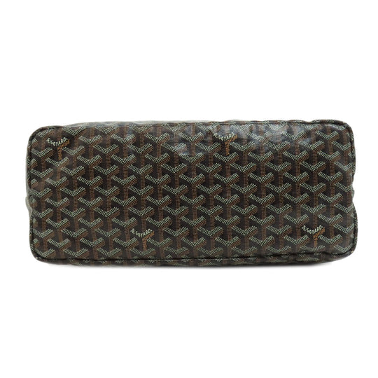GOYARD Tote Bag PVC black Saint Louis PM Herringbone Pattern