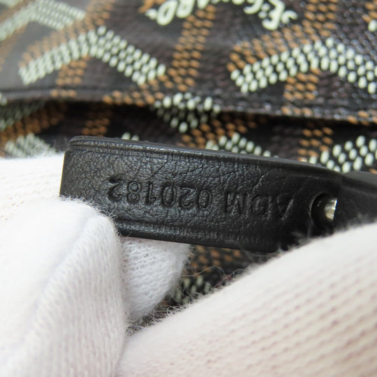 GOYARD Tote Bag PVC black Saint Louis PM Herringbone Pattern