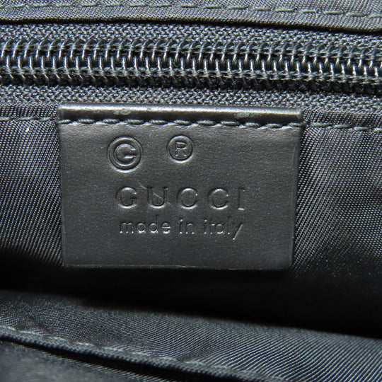 GUCCI Shoulder Bag 631195 canvas black Sherry line outlet Women Used Authentic