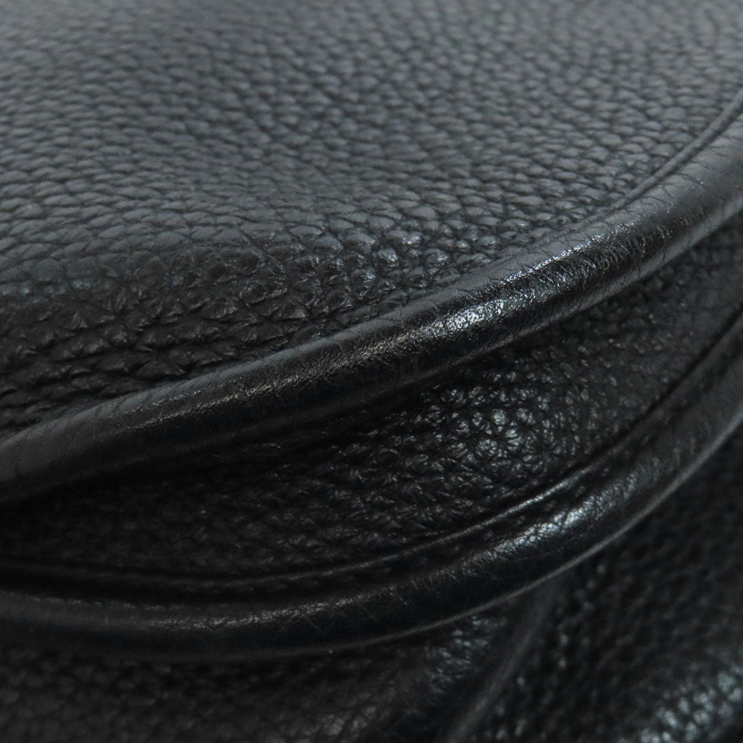 HERMES Shoulder Bag Taurillon Clemence black Evelyn 3 PM SilverMetal Women Used Authentic
