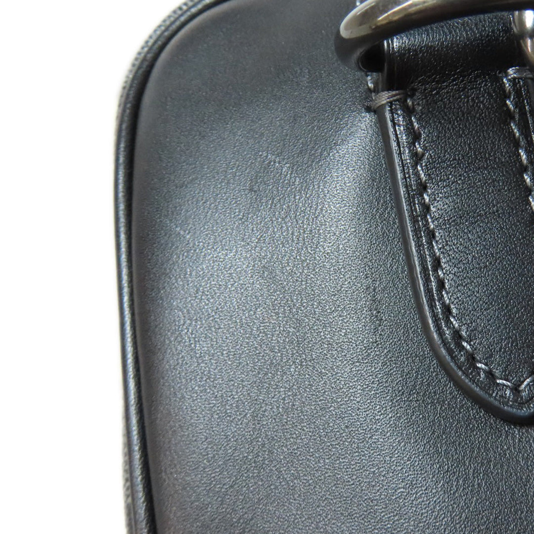 COACH Shoulder Bag CJ674 PVC black Signature Women Used Authentic