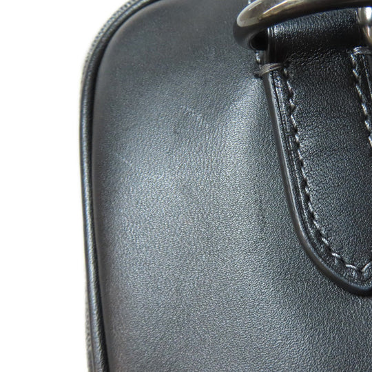 COACH Shoulder Bag CJ674 PVC black Signature Women Used Authentic