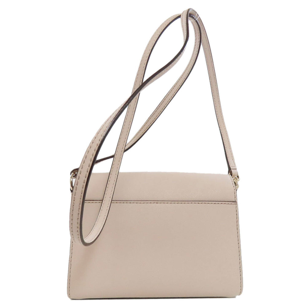Kate Spade Shoulder Bag PVC beige logo Women Used Authentic
