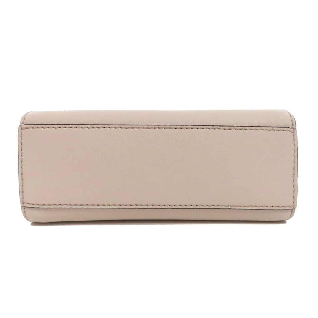 Kate Spade Shoulder Bag PVC beige logo Women Used Authentic