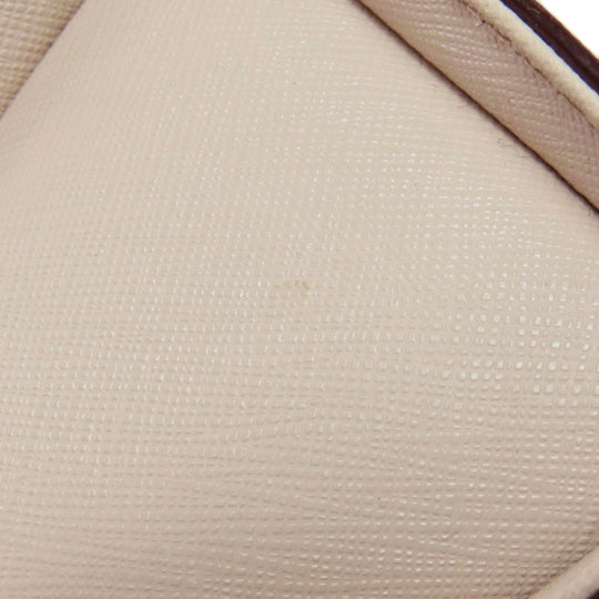 Kate Spade Shoulder Bag PVC beige logo Women Used Authentic