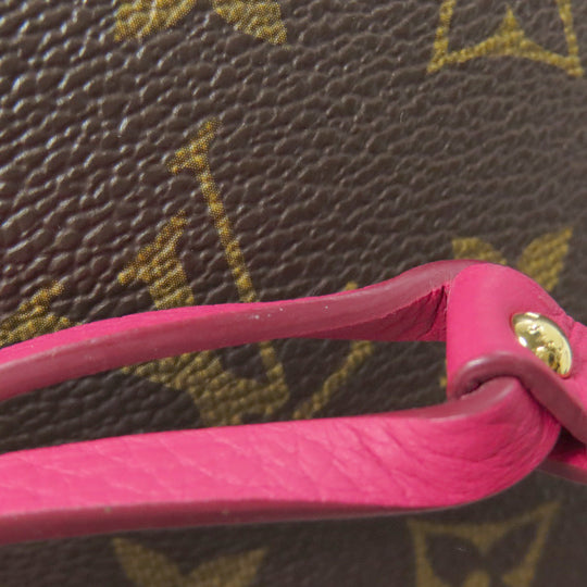 LOUIS VUITTON Tote Bag M40940 Monogram canvas Brown Neverfull MM Ikat Flower Women Used Authentic