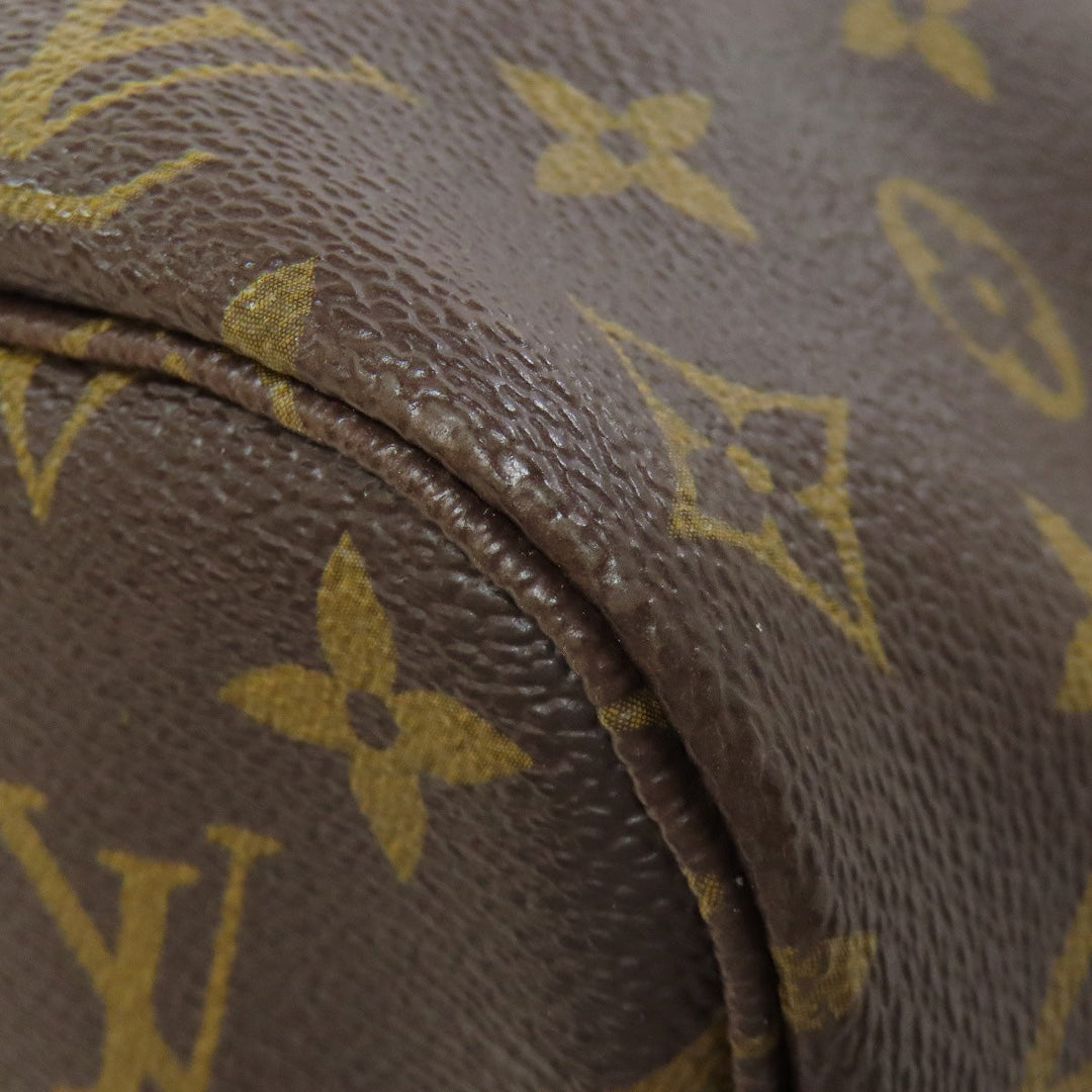 LOUIS VUITTON Tote Bag M40940 Monogram canvas Brown Neverfull MM Ikat Flower Women Used Authentic