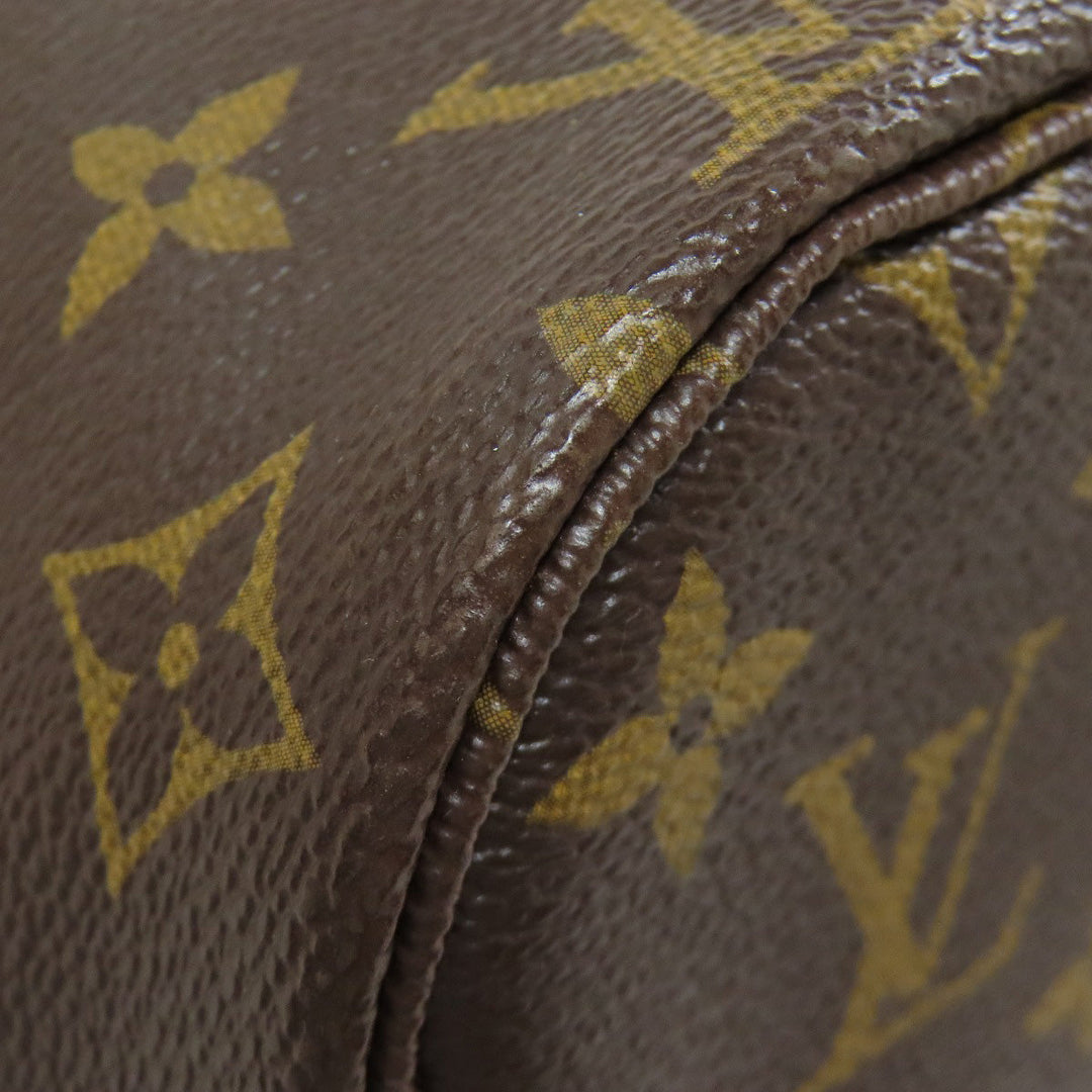 LOUIS VUITTON Tote Bag M40940 Monogram canvas Brown Neverfull MM Ikat Flower Women Used Authentic