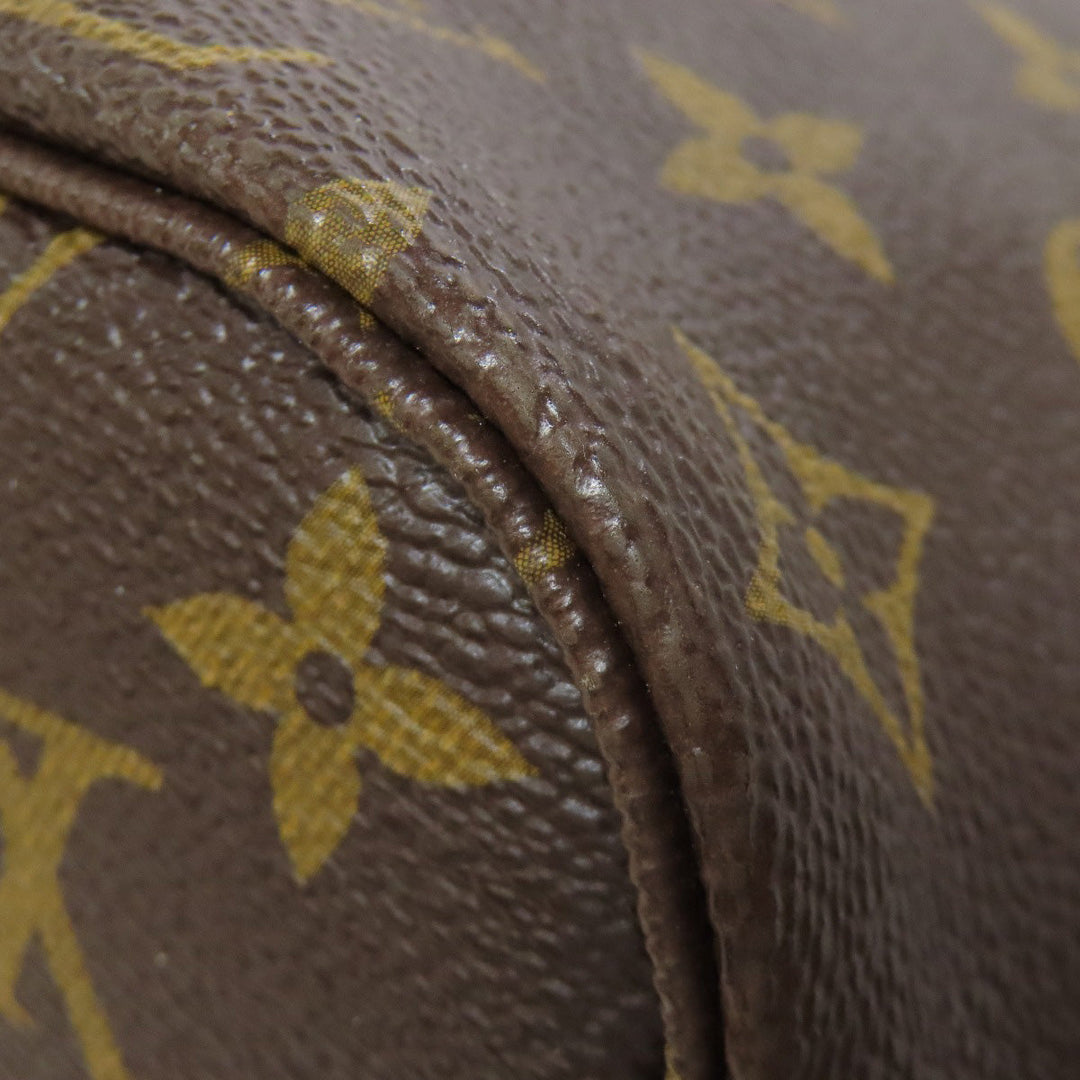 LOUIS VUITTON Tote Bag M40940 Monogram canvas Brown Neverfull MM Ikat Flower Women Used Authentic