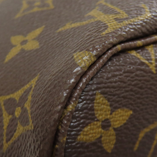 LOUIS VUITTON Tote Bag M40940 Monogram canvas Brown Neverfull MM Ikat Flower Women Used Authentic