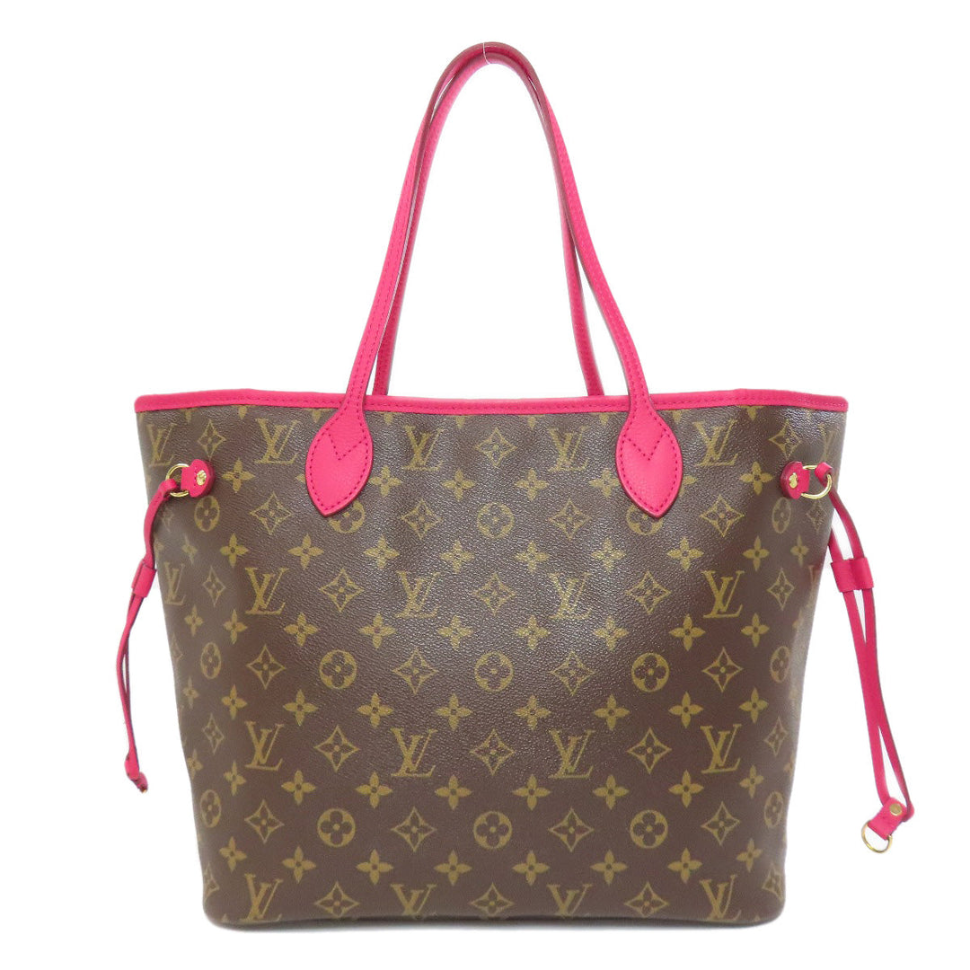 LOUIS VUITTON Tote Bag M40940 Monogram canvas Brown Neverfull MM Ikat Flower Women Used Authentic