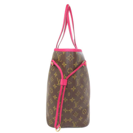 LOUIS VUITTON Tote Bag M40940 Monogram canvas Brown Neverfull MM Ikat Flower Women Used Authentic