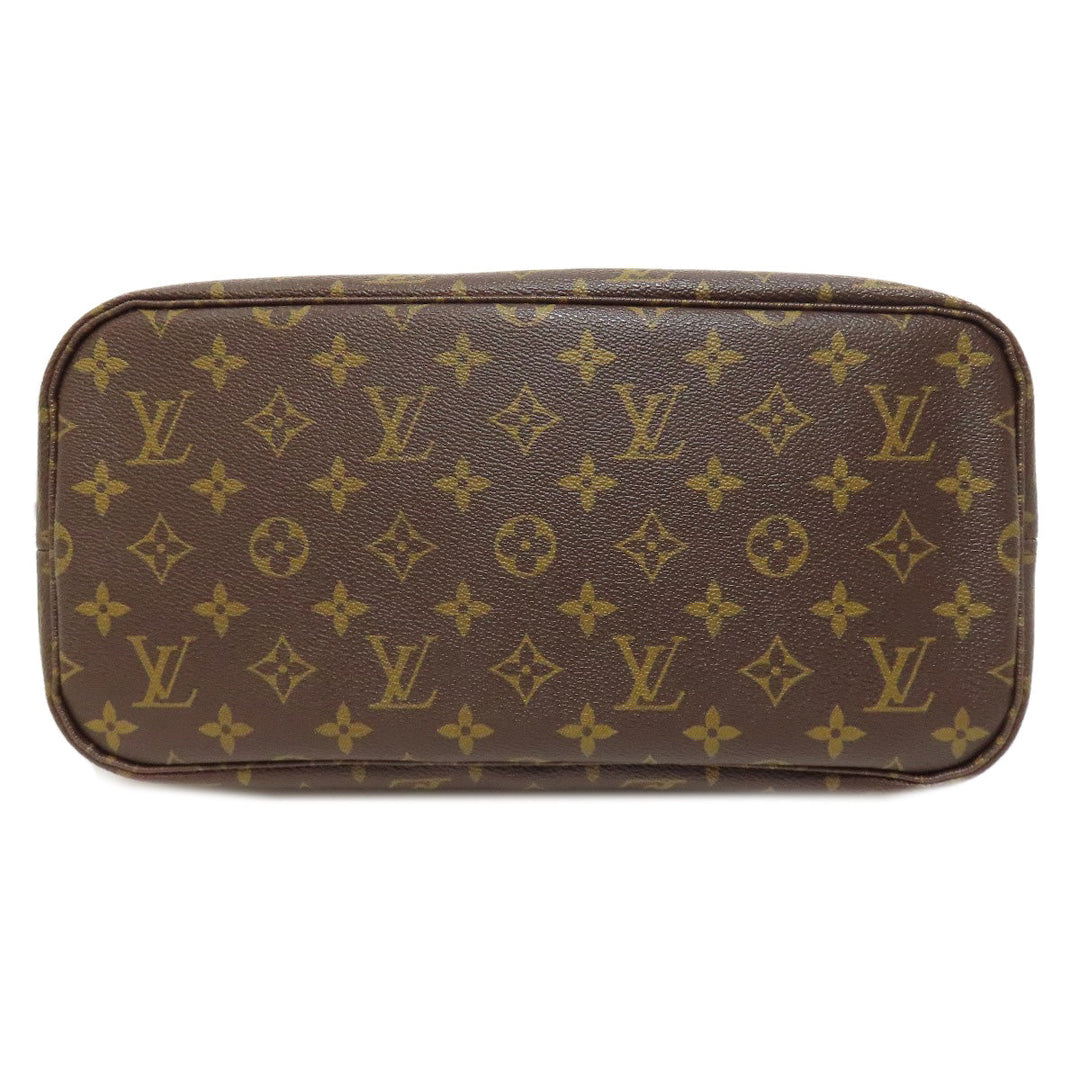 LOUIS VUITTON Tote Bag M40940 Monogram canvas Brown Neverfull MM Ikat Flower Women Used Authentic