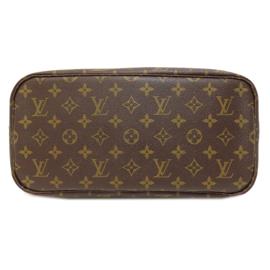LOUIS VUITTON Tote Bag M40940 Monogram canvas Brown Neverfull MM Ikat Flower Women Used Authentic