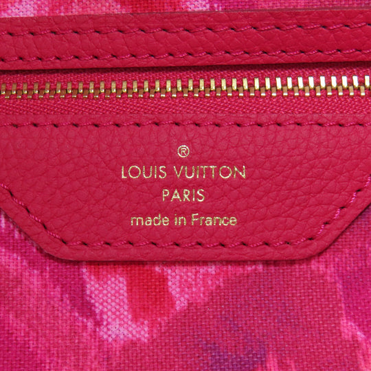 LOUIS VUITTON Tote Bag M40940 Monogram canvas Brown Neverfull MM Ikat Flower Women Used Authentic