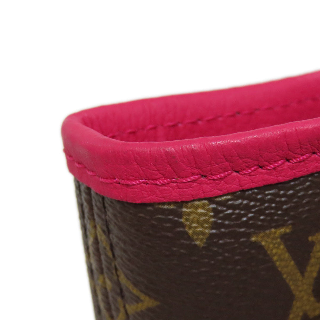 LOUIS VUITTON Tote Bag M40940 Monogram canvas Brown Neverfull MM Ikat Flower Women Used Authentic