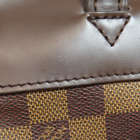 LOUIS VUITTON Backpack N51132 Damier canvas Brown Soho Women Used Authentic