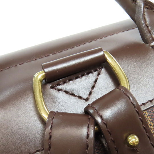 LOUIS VUITTON Backpack N51132 Damier canvas Brown Soho Women Used Authentic