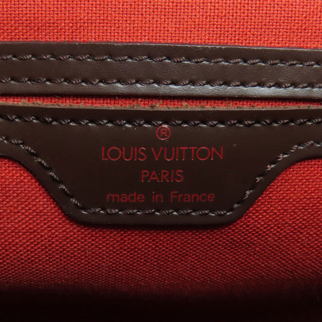 LOUIS VUITTON Backpack N51132 Damier canvas Brown Soho Women Used Authentic