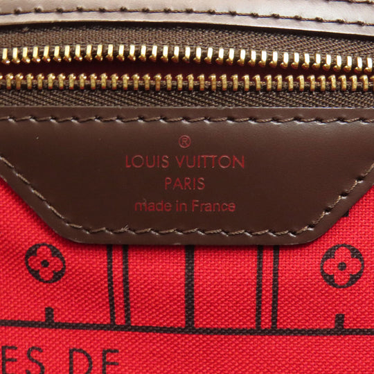 LOUIS VUITTON Tote Bag N51106 Damier canvas Brown Neverfull GM (old) Women Used Authentic