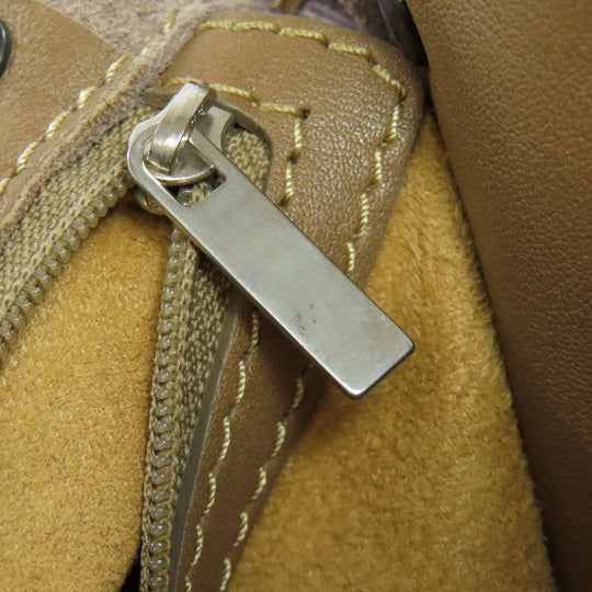 JIMMY CHOO Handbag leather Brown Belt motif Women Used Authentic
