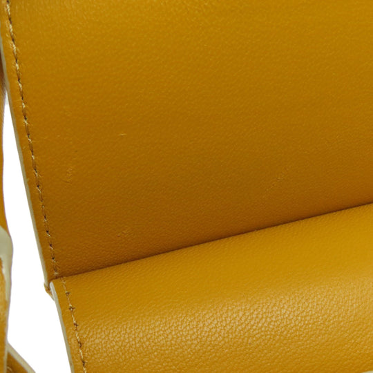 JIMMY CHOO Handbag Suede yellow 2WAY Women Used Authentic