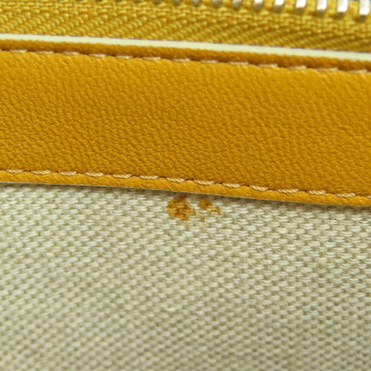 JIMMY CHOO Handbag Suede yellow 2WAY Women Used Authentic