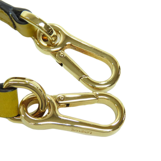 LOEWE Handbag Calfskin yellow Puzzle bag mini 2WAY Women Used Authentic