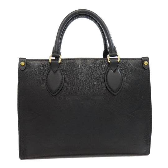 LOUIS VUITTON Handbag M45653 Ann Platt black On the Go PM