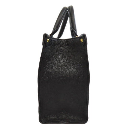 LOUIS VUITTON Handbag M45653 Ann Platt black On the Go PM