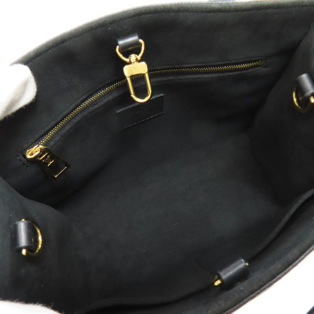 LOUIS VUITTON Handbag M45653 Ann Platt black On the Go PM