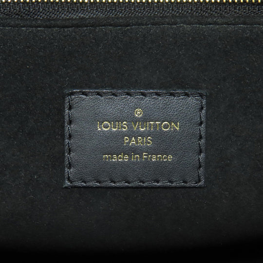 LOUIS VUITTON Handbag M45653 Ann Platt black On the Go PM