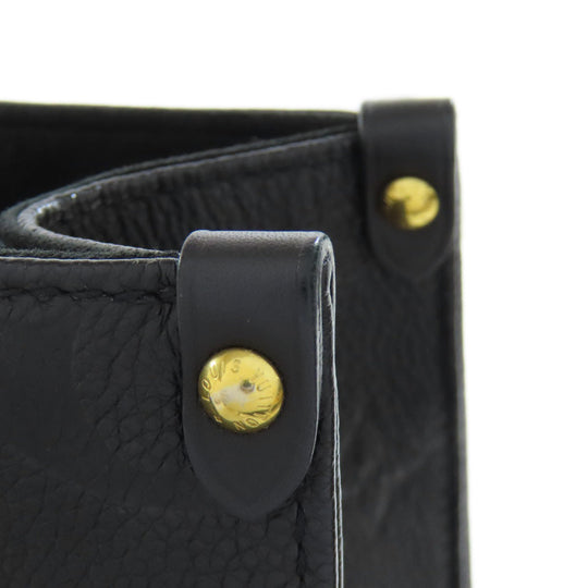 LOUIS VUITTON Handbag M45653 Ann Platt black On the Go PM