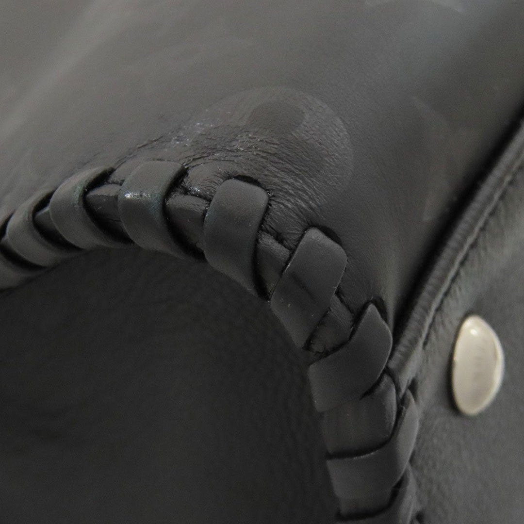 LOUIS VUITTON Handbag M54147 Calfskin black Veli Zip Women Used Authentic