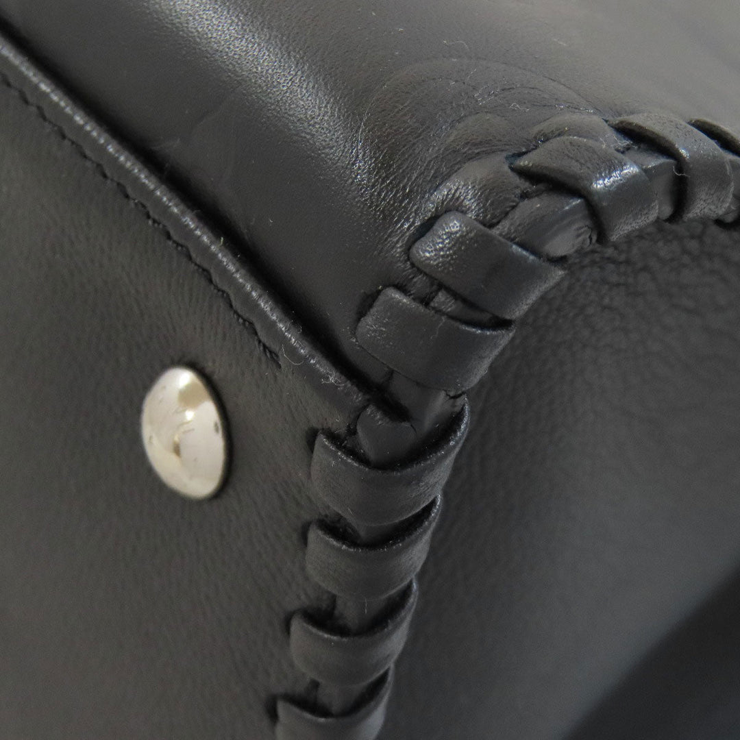 LOUIS VUITTON Handbag M54147 Calfskin black Veli Zip Women Used Authentic
